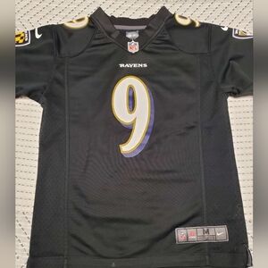 Nike Black and Gold Ravens Jersey
